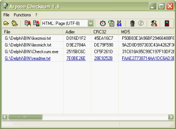 Screenshot of the main window